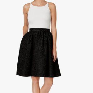 Calvin Klein Black & White Dress - size 6
